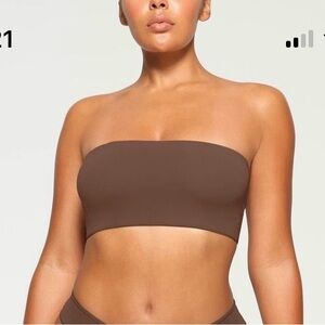 SKIMS Brown Bandeau